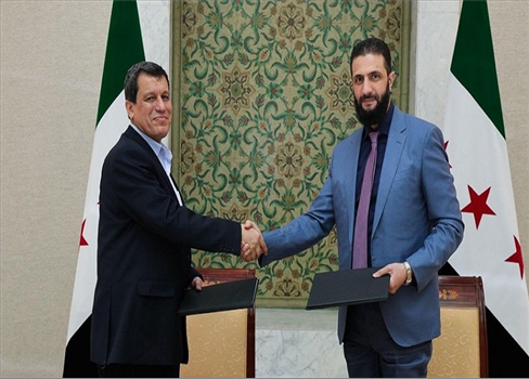 اجتماع ثلاثي في دمشق حضره الشرع وقائد 