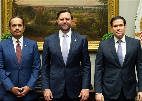 ترامب ناقش مستقبل قطر في الوساطة خلال لقاءه مع محمد آل ثاني