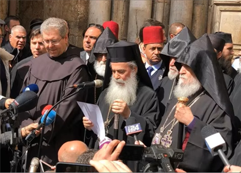 كنائس القدس تواجه المسيحية الصهيونية بوصفها أداة من أدوات الإحتلال