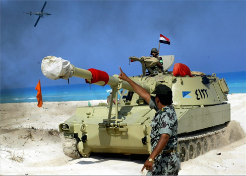 مصر تنظم مناورات عسكرية غربية لمحاربة 