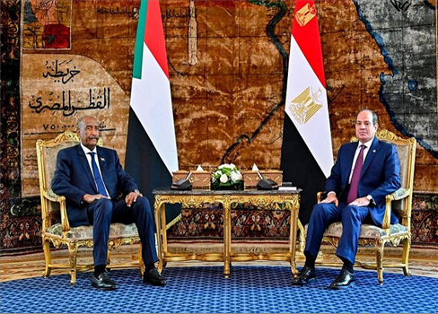 السيسي يستقبل البرهان  وملفات المصالحة السودانية وسد أثيوبيا على طاولة التباحث