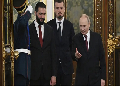 الشرع يصل موسكو ويجري مباحثات مع بوتين في الكرملين