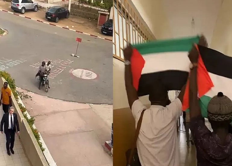 الطلاب يطردون السفير الإسرائيلي من جامعة في السنغال